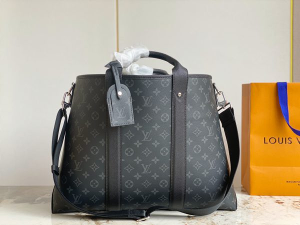 Louis Vuitton Weekend Tote NM Handbag - Black - Image 5