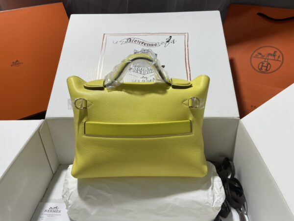 Hermes Mini2424 Handbag - Yellow - Image 5