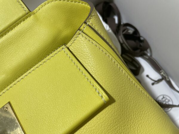 Hermes Mini2424 Handbag - Yellow - Image 2