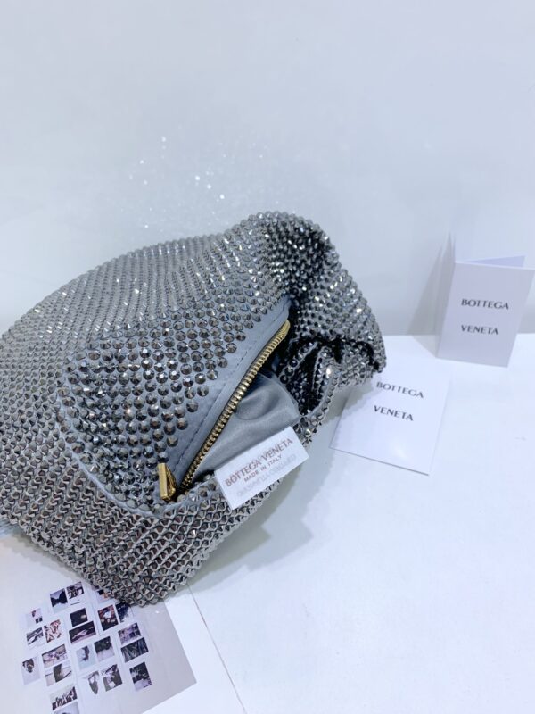 Bottega Veneta Mini Jodie Chinese Valentine’s Day Handbag - Gray - Image 3