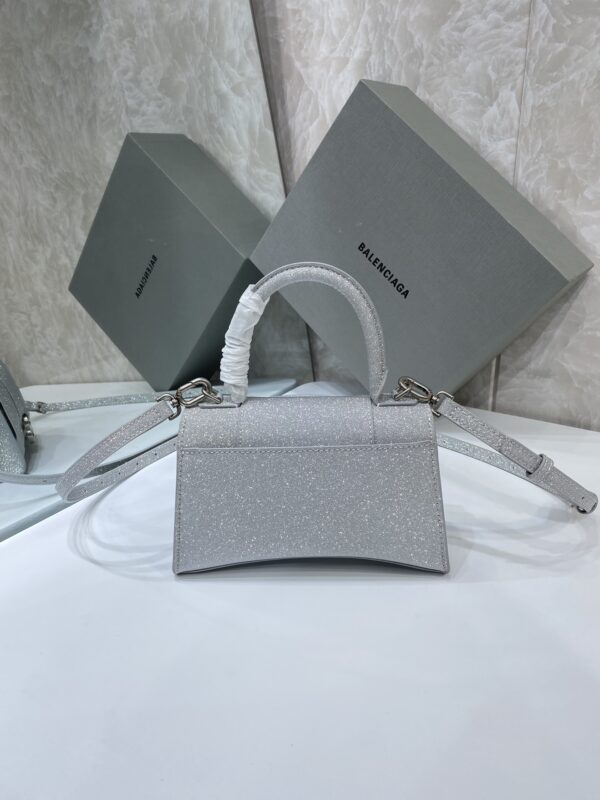 Balenciaga  Heavy-Hitting Large Hourglass Bag - Silver - Image 5