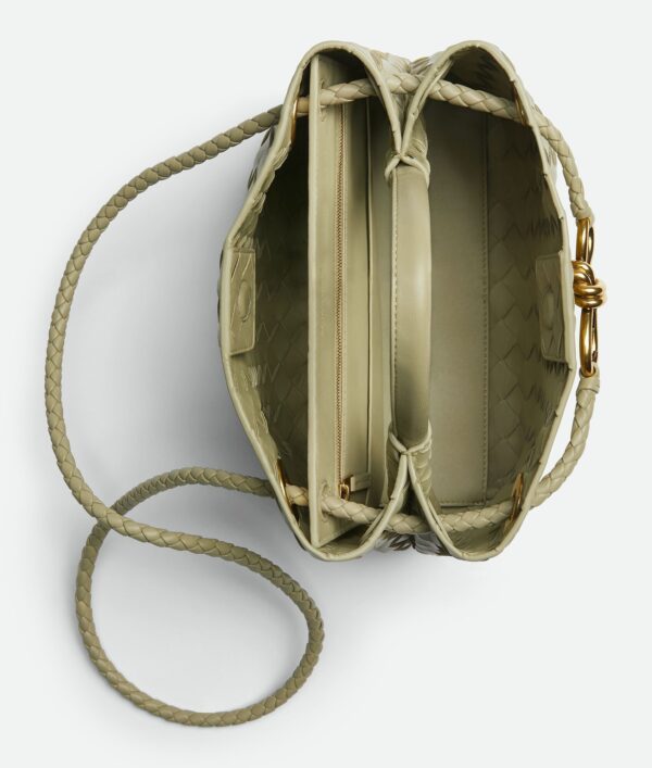 Bottega Veneta Andiamo Small Handbag - Gray - Image 4