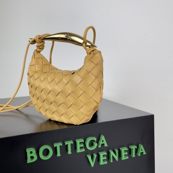 Bottega Veneta Mini Sardine Handbag - Light Orange - Image 5