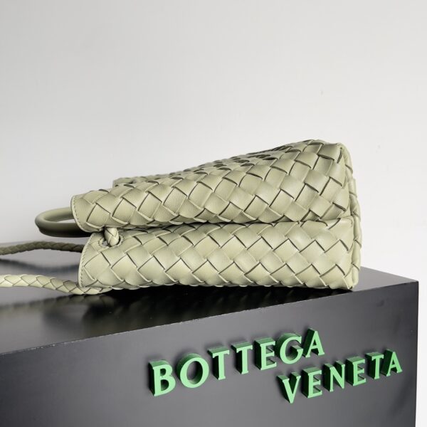 Bottega Veneta Andiamo Woven Handbag - Off White - Image 4