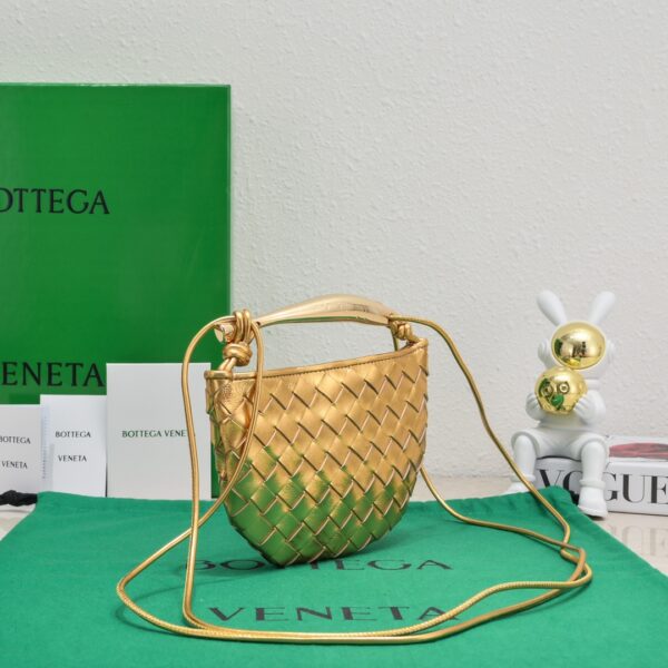 Bottega Veneta Mini Sardine Handbag - Golden - Image 4