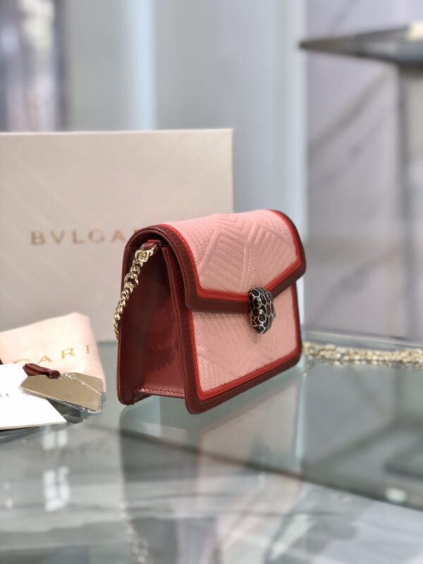 Bulgari Serpenti Forever Snake-Shaped Handbag - Pink - Image 5