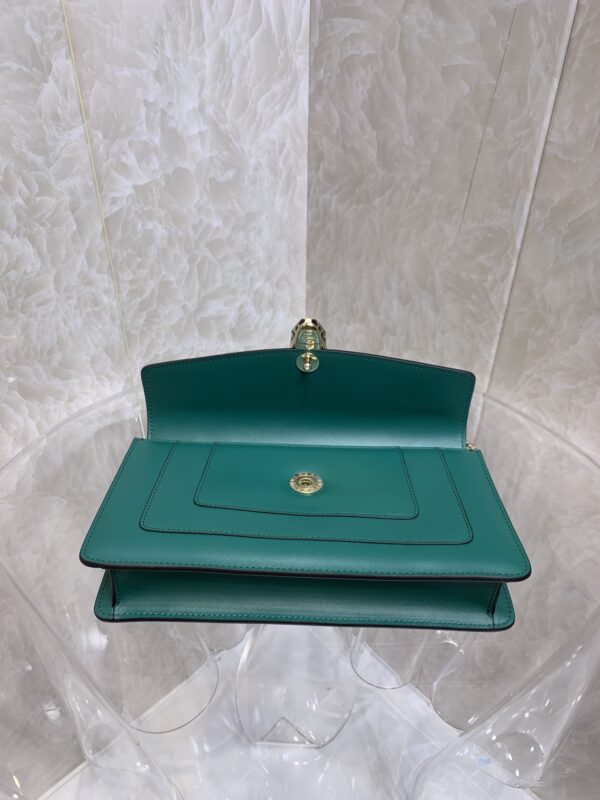 Bulgari Chain Small Bag - Green - Image 3