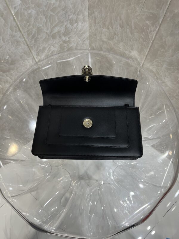 Bulgari Chain Small Bag - Black - Image 3