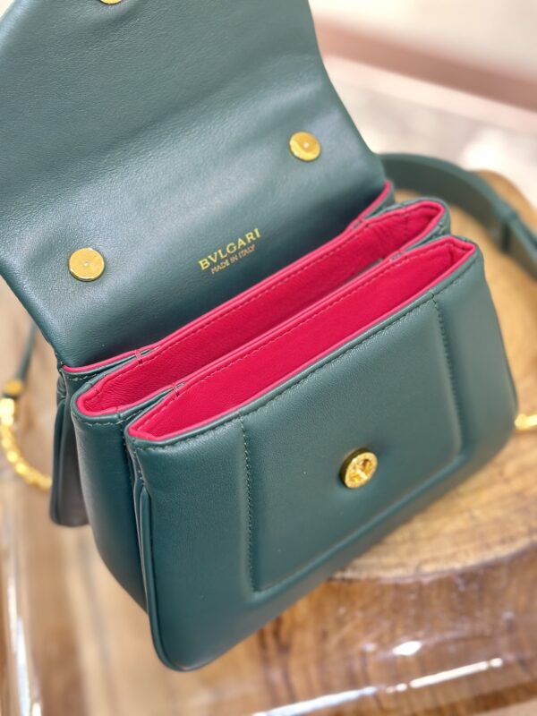 Bulgari Serpenti Reverse Mini Shoulder Bag - Green - Image 3