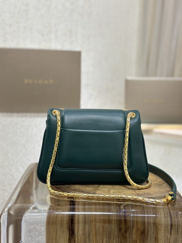 Bulgari Serpenti Reverse Small Shoulder Bag - Green - Image 3