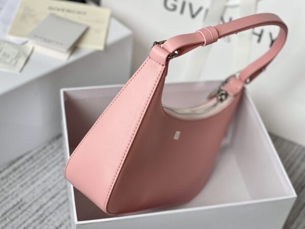 Givenchy Moon Cut Large Armpit Bag - Pink - Image 4