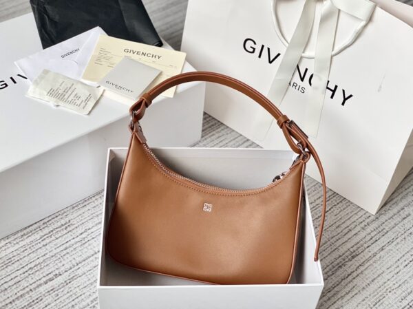 Givenchy Moon Cut Large Armpit Bag - Brown - Image 2