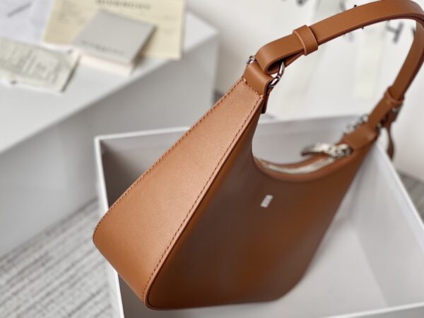 Givenchy Moon Cut Large Armpit Bag - Brown - Image 3