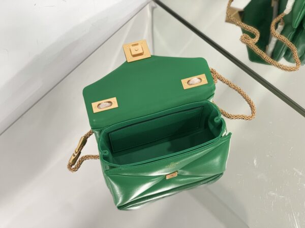 Valentino Liustud Tofu Bag - Green - Image 2