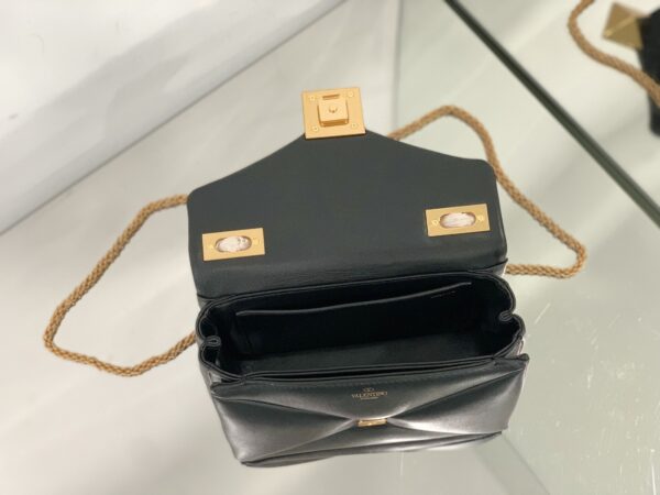 Valentino Liustud Tofu Bag - Black - Image 2