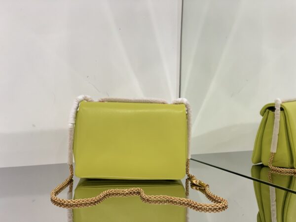 Valentino Liustud Tofu Bag - Lime - Image 5