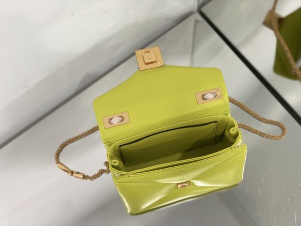 Valentino Liustud Tofu Bag - Lime - Image 2