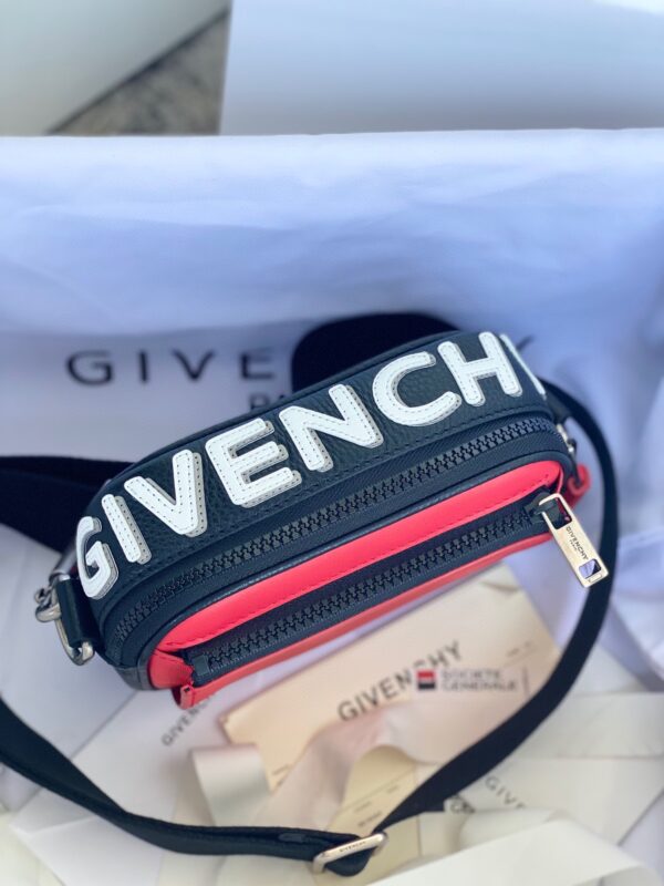 Givenchy Inverted Letter Crossbody/shoulder Bag - Blue/Red - Image 4