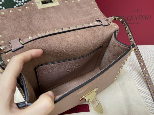 Valentino Messenger Falling Pattern Bag - Pink - Image 4