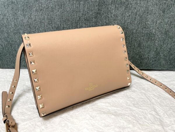 Valentino Messenger Falling Pattern Bag - Apricot - Image 5