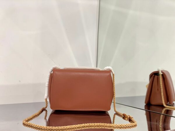 Valentino Liustud Tofu Bag - Brown - Image 5