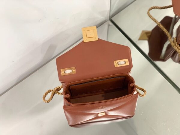 Valentino Liustud Tofu Bag - Brown - Image 2