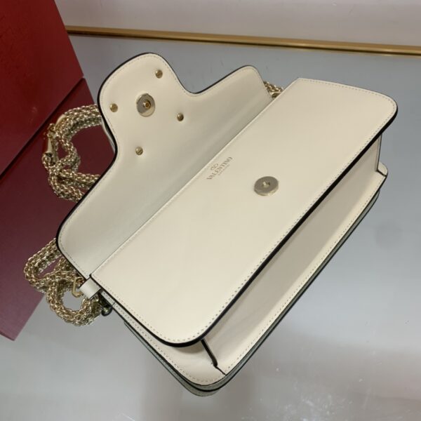 Valentino New Loco Baguette Medium Handbag - Off White - Image 3